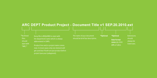 Clickable File Naming Convention