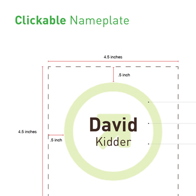 Clickable Nameplate