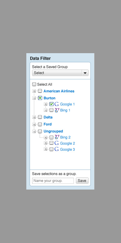 Clickable Save Group Explorations